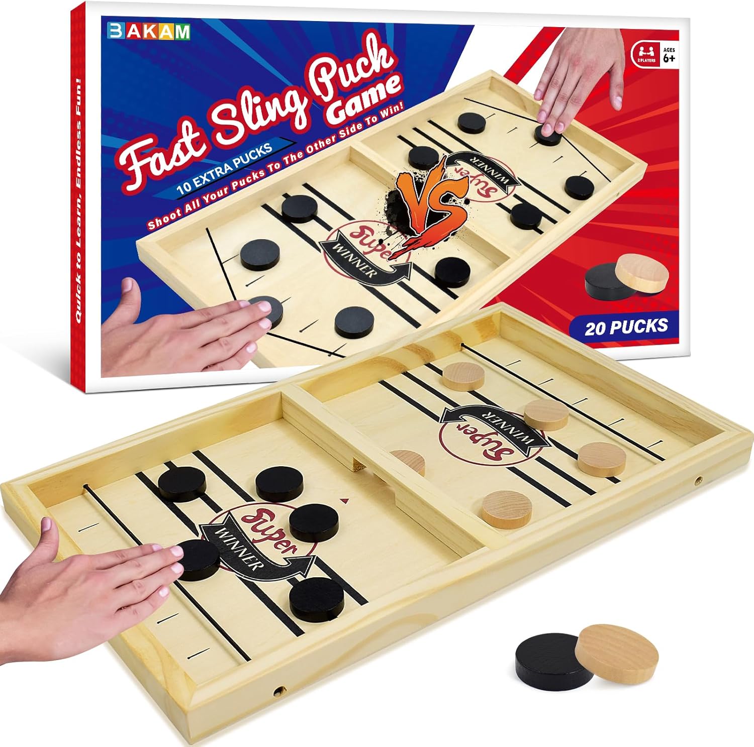 BAKAM Super Fast Sling Puck